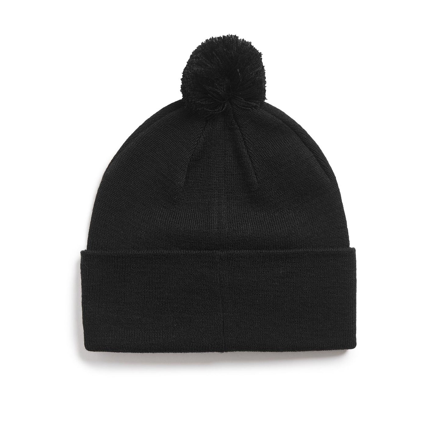 Jet Black - Back - Lyle & Scott Mens Merino Blend Golf Beanie
