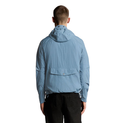 Ocean Sky - Back - Lyle & Scott Mens Water Resistant Packaway Jacket