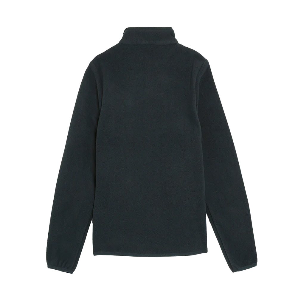Dark Navy - Back - Lyle & Scott Boys Polar Fleece Trim Detail Jacket