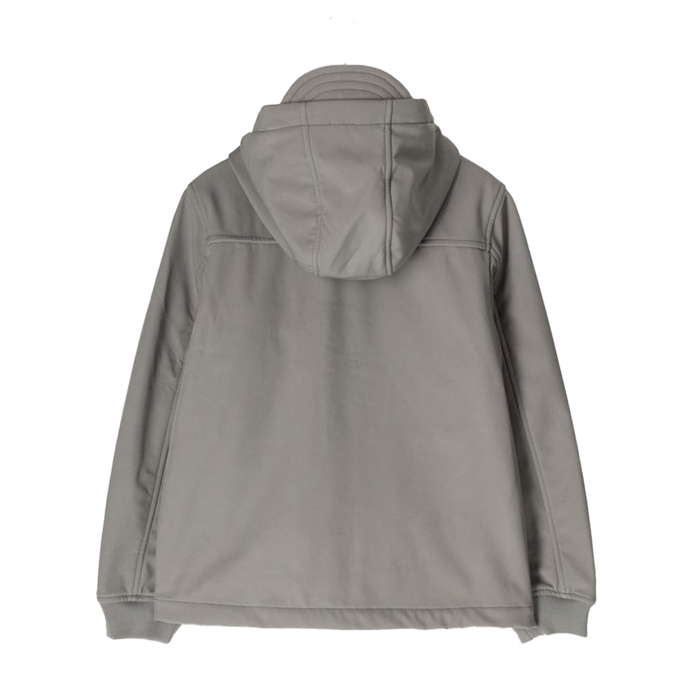 Sharkskin - Back - Lyle & Scott Boys Tonal Eagle Soft Shell Jacket