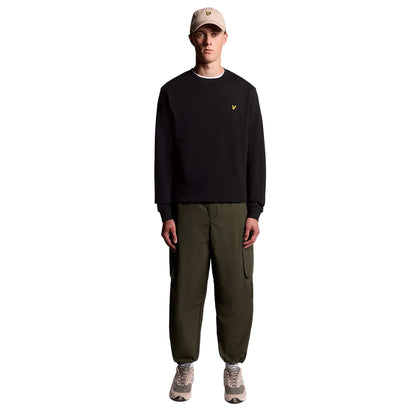 Jet Black - Side - Lyle & Scott Mens Sweatshirt