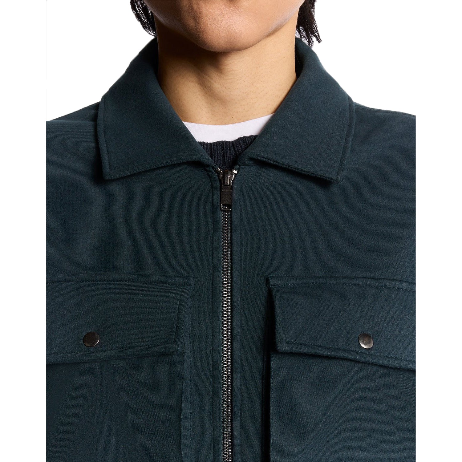 Carbon - Side - Lyle & Scott Mens Jersey Interlocking Overshirt