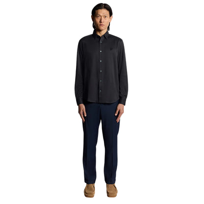 Lacquer - Pack Shot - Lyle & Scott Mens Two Tone Jacquard Shirt