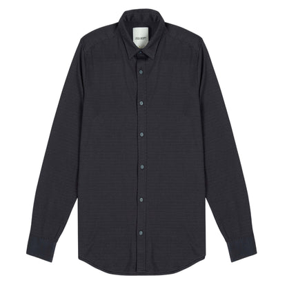 Lacquer - Front - Lyle & Scott Mens Two Tone Jacquard Shirt