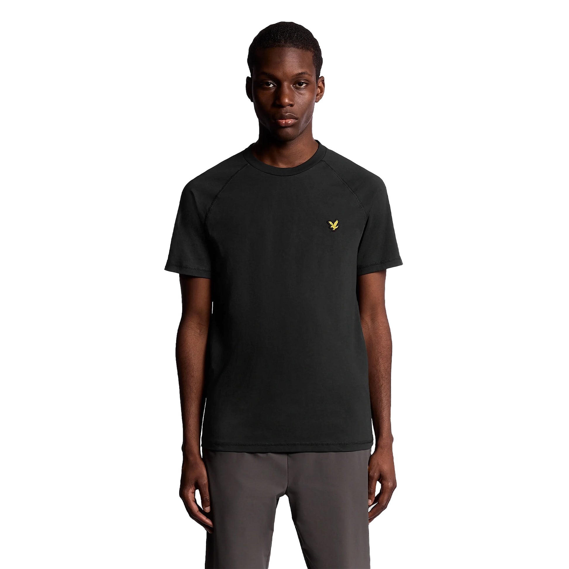 Jet Black - Side - Lyle & Scott Unisex Adult Core T-Shirt