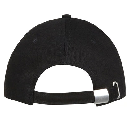 Black-Red - Back - SOLS Buffalo 6 Panel Baseball Cap