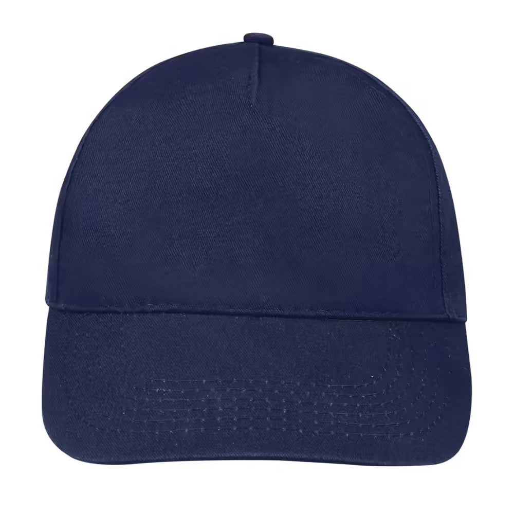 French Navy - Front - SOLS Sunny Baseball Cap
