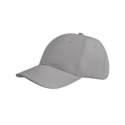 Pure Grey - Back - SOLS Apollo 6 Panel Baseball Cap