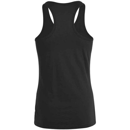 Deep Black - Back - SOLS Womens-Ladies Justin Tank Top