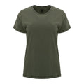 Dark Green Brown - Front - Roly Womens-Ladies Husky T-Shirt