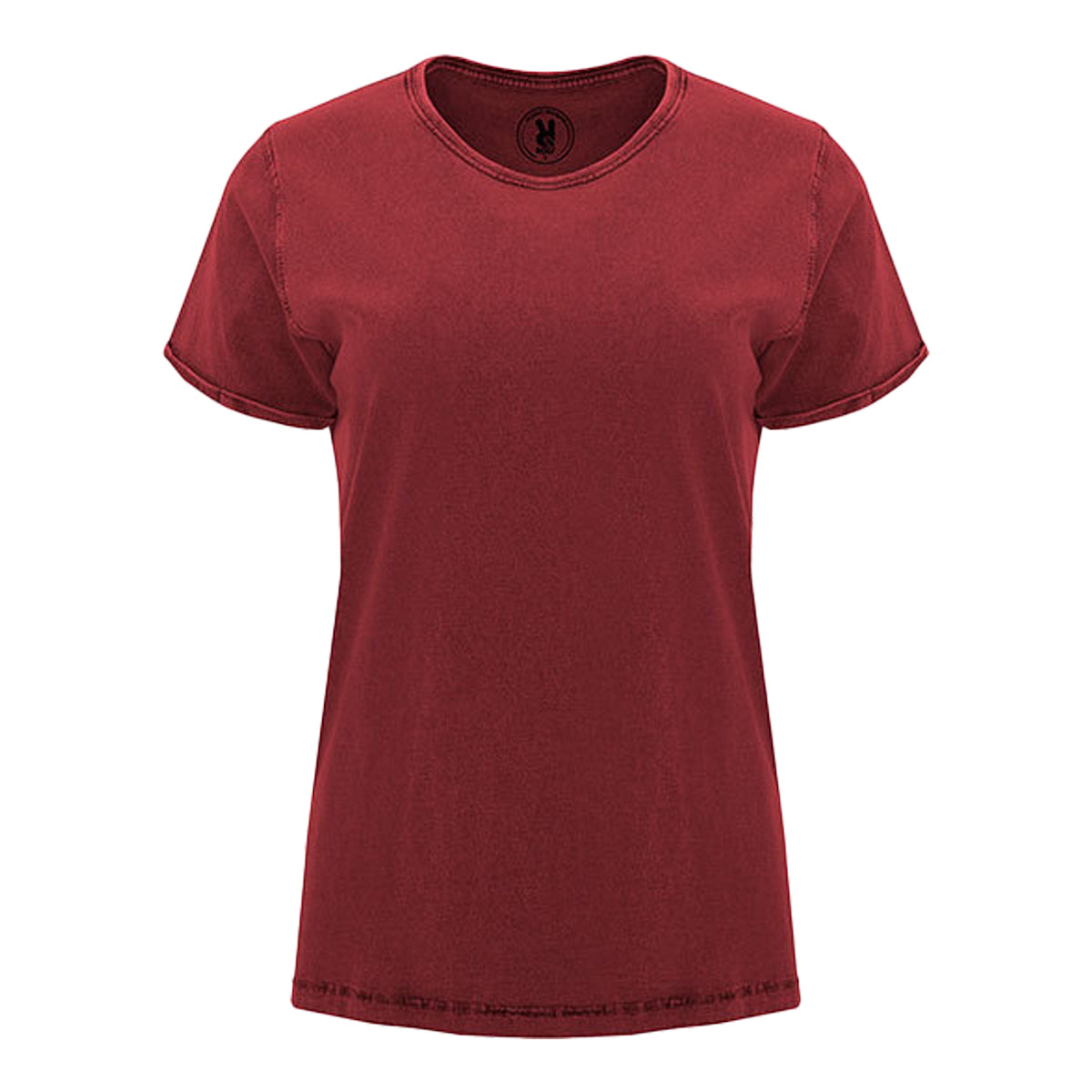 Garnet Red - Front - Roly Womens-Ladies Husky T-Shirt