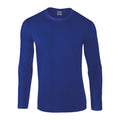 Royal Blue - Front - Gildan Unisex Adult Softstyle Long-Sleeved T-Shirt