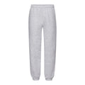 Heather Grey - Front - Fruit of the Loom Childrens-Kids Premium Heather Elasticated Cuff Jogging Bottoms