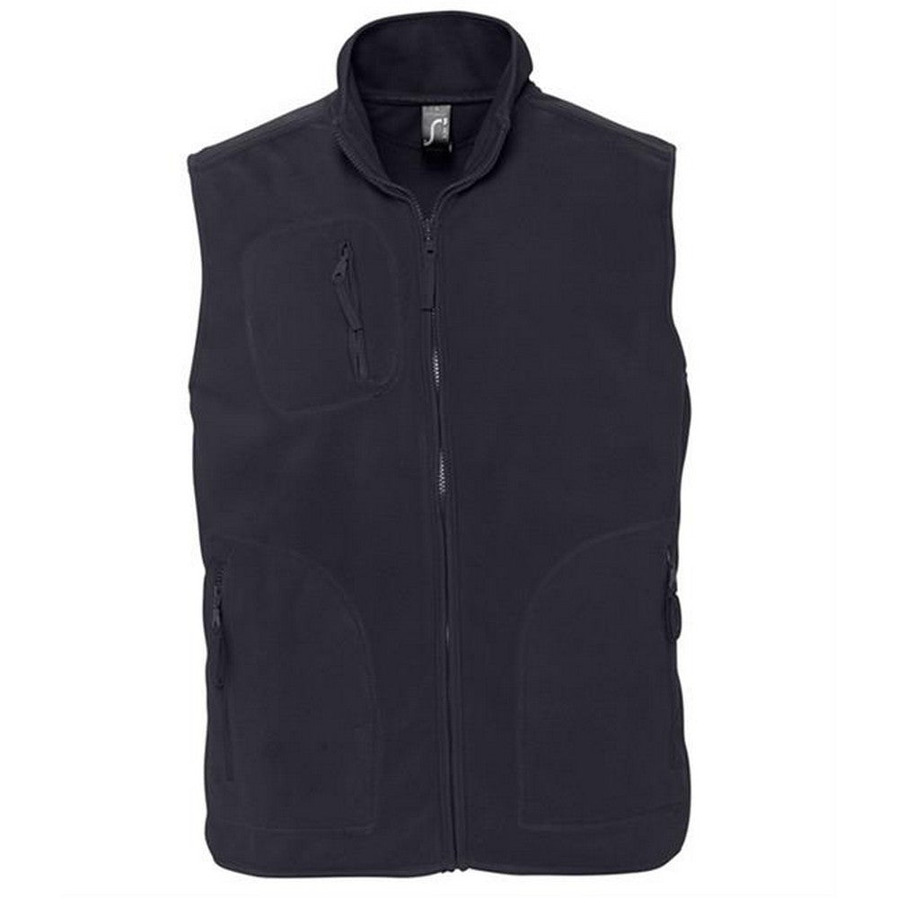 Charcoal Grey Solid - Front - SOLS Unisex Adult Norway Fleece Gilet
