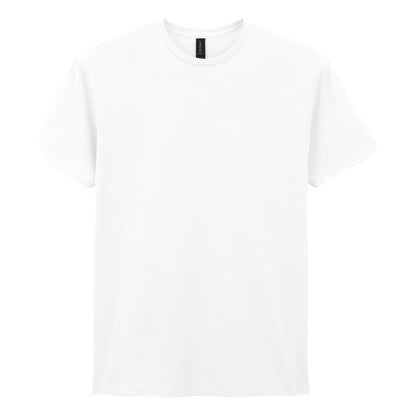 White - Front - Gildan Unisex Adult Soft Touch T-Shirt