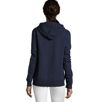 French Navy - Back - SOLS Womens-Ladies Seven Full Zip Hoodie