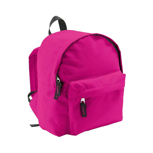 Fuchsia - Front - SOLS Childrens-Kids Rider Backpack
