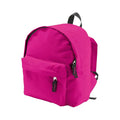 Fuchsia - Back - SOLS Childrens-Kids Rider Backpack