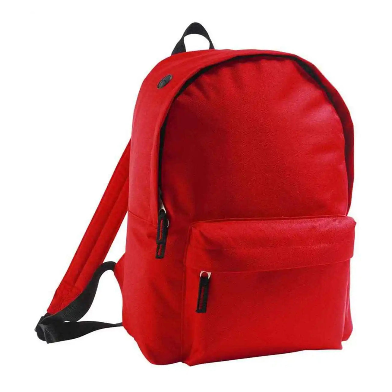 Red - Front - SOLS Rider Plain Backpack