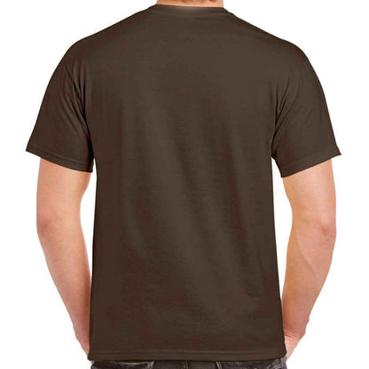 Dark Chocolate - Back - Gildan Unisex Adult Ultra Cotton T-Shirt