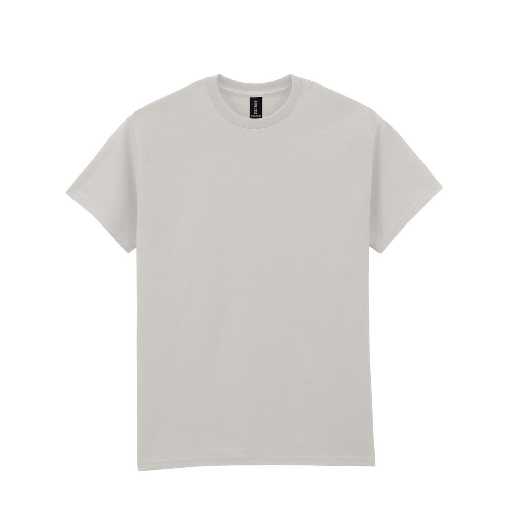 Ice Grey Solid - Front - Gildan Unisex Adult Ultra Cotton T-Shirt