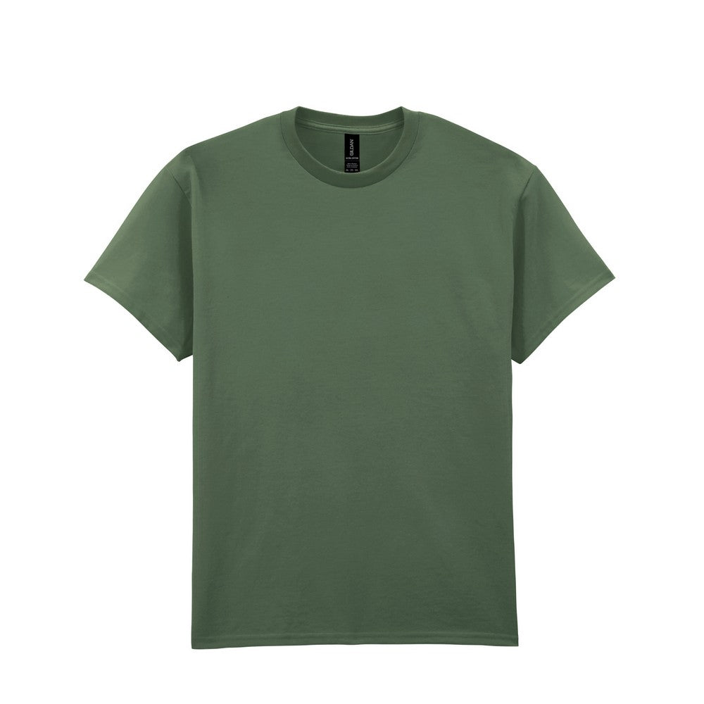 Military Green - Front - Gildan Unisex Adult Ultra Cotton T-Shirt