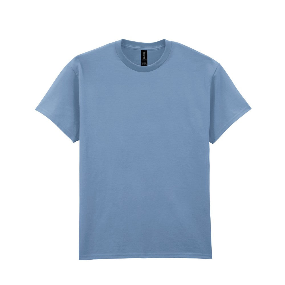 Stone Blue - Front - Gildan Unisex Adult Ultra Cotton T-Shirt