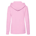 Light Pink - Back - Fruit of the Loom Womens-Ladies Classic Hoodie