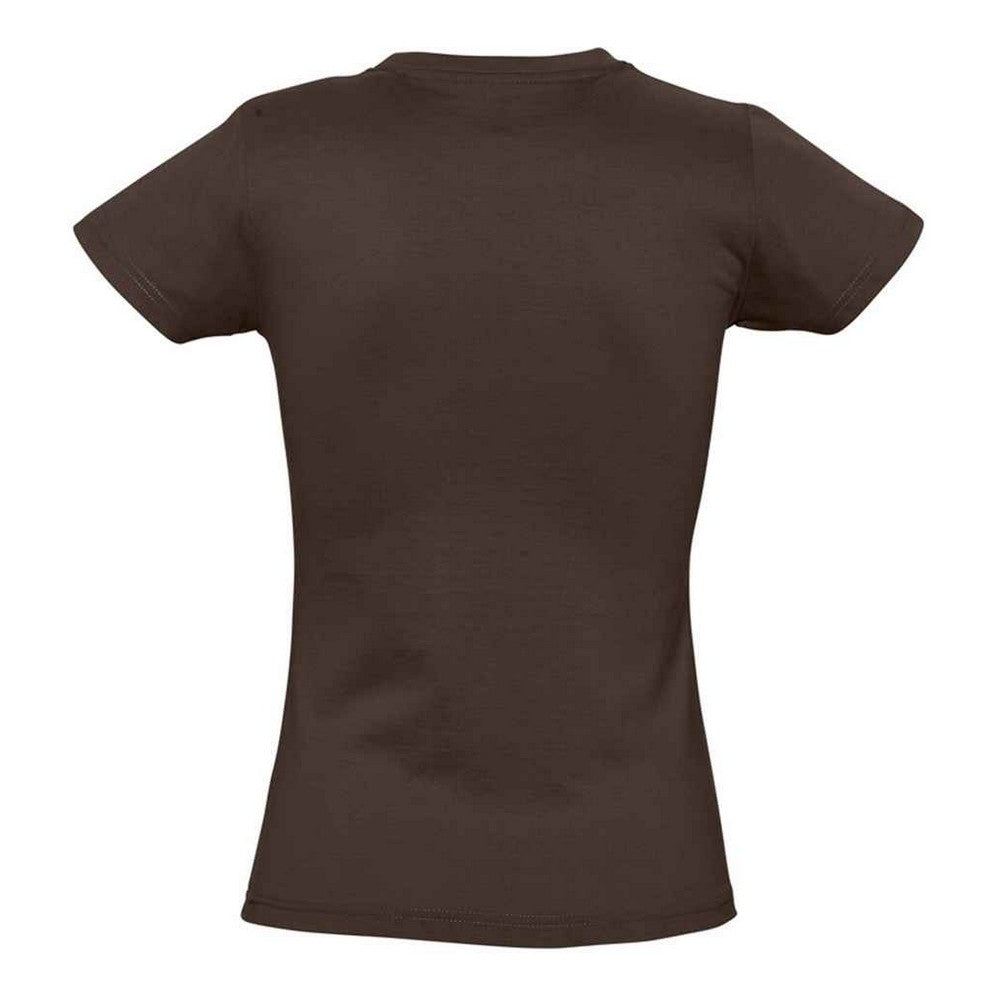 Chocolate - Back - SOLS Womens-Ladies Imperial T-Shirt