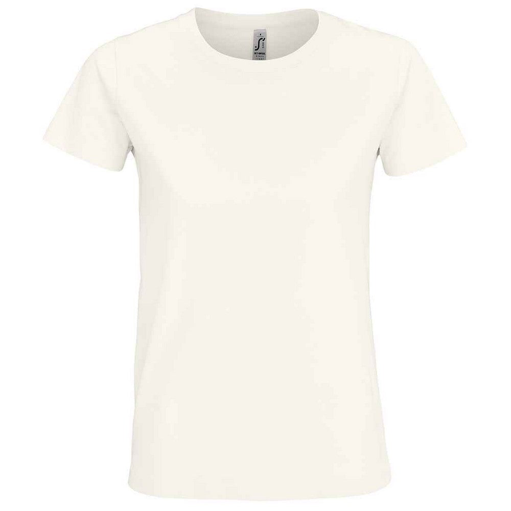 Off White - Front - SOLS Womens-Ladies Imperial T-Shirt