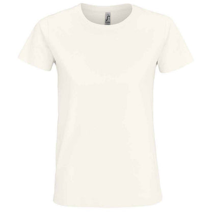 Off White - Front - SOLS Womens-Ladies Imperial T-Shirt