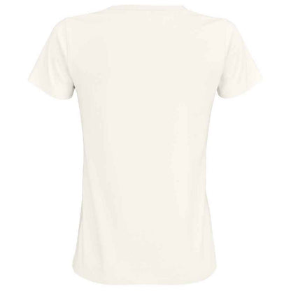 Off White - Back - SOLS Womens-Ladies Imperial T-Shirt