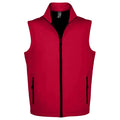 Pepper Red - Front - SOLS Unisex Adult Race Softshell Gilet