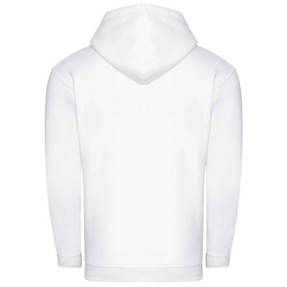 Arctic White - Back - Awdis Unisex Adult Organic Full Zip Hoodie