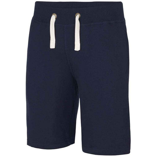 New French Navy - Front - Awdis Unisex Adult Campus Shorts