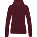 Burgundy - Back - Awdis Womens-Ladies College Hoodie