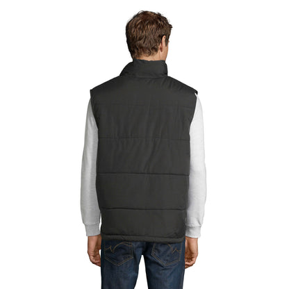 Charcoal Grey - Back - SOLS Unisex Adult Viper Gilet