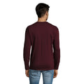 Oxblood - Back - SOLS Mens Monarch Long-Sleeved T-Shirt