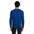 Ultramarine - Back - SOLS Mens Monarch Long-Sleeved T-Shirt