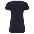 Deep Navy - Back - Fruit of the Loom Womens-Ladies Iconic 150 V Neck T-Shirt