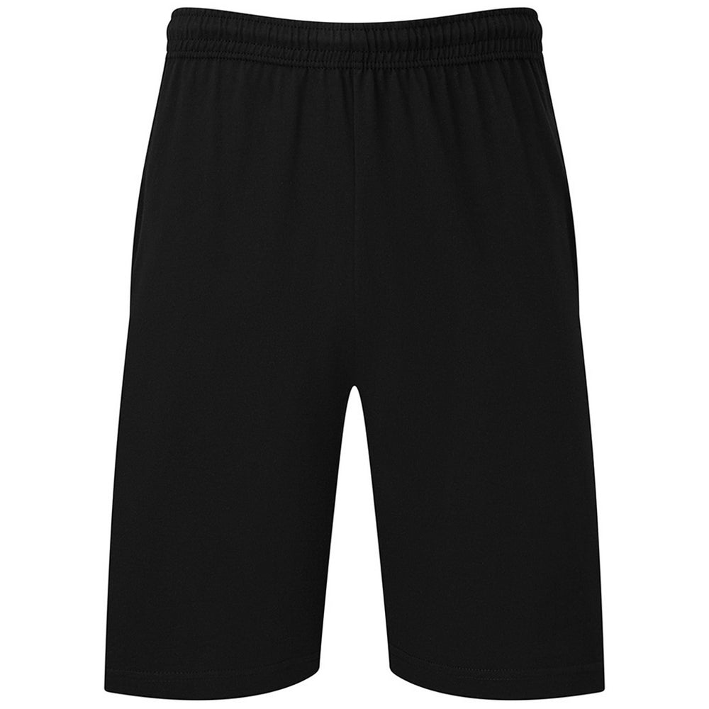 Black - Front - Fruit of the Loom Unisex Adult Jersey Shorts