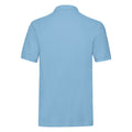 Sky Blue - Back - Fruit of the Loom Unisex Adult Premium Polo Shirt