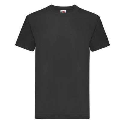 Black - Front - Fruit of the Loom Unisex Adult Super Premium T-Shirt