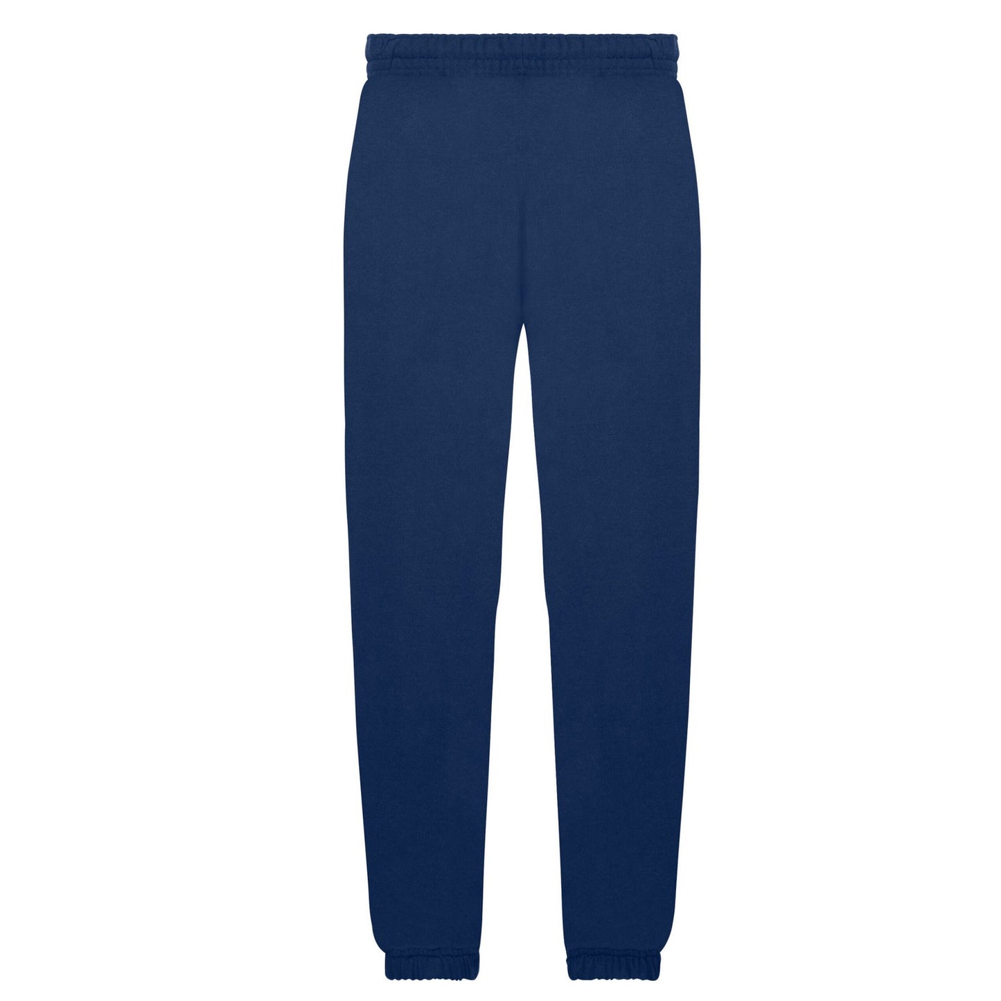 Navy - Back - Fruit of the Loom Childrens-Kids Elasticated Cuff Classic Jogging Bottoms