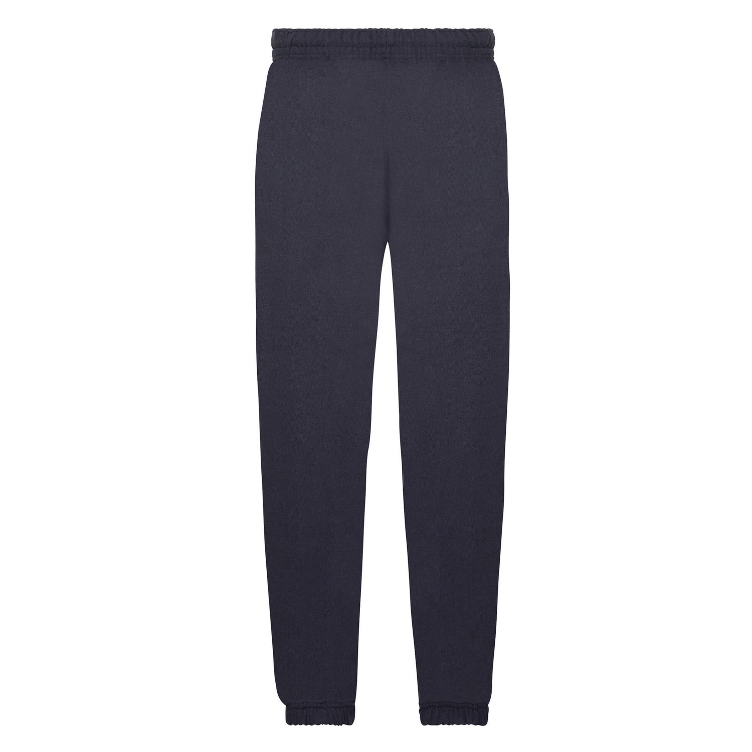 Deep Navy - Back - Fruit of the Loom Childrens-Kids Elasticated Cuff Classic Jogging Bottoms