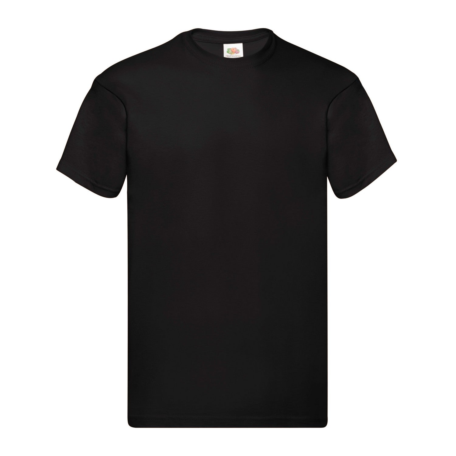 Black - Front - Fruit of the Loom Unisex Adult Original Cotton T-Shirt