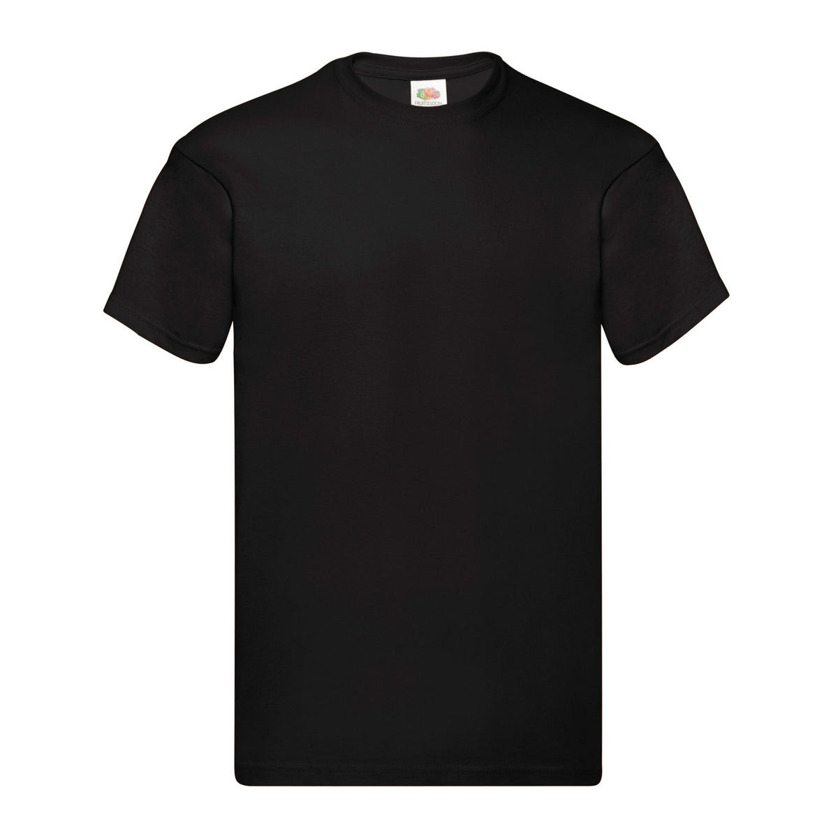 Black - Front - Fruit of the Loom Unisex Adult Original Cotton T-Shirt