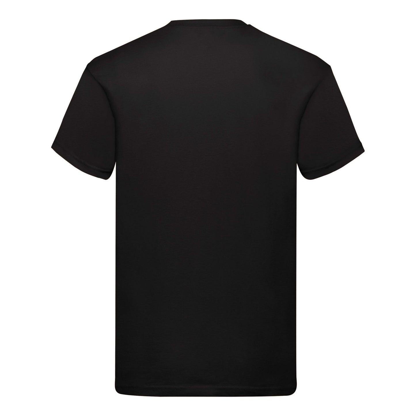 Black - Back - Fruit of the Loom Unisex Adult Original Cotton T-Shirt