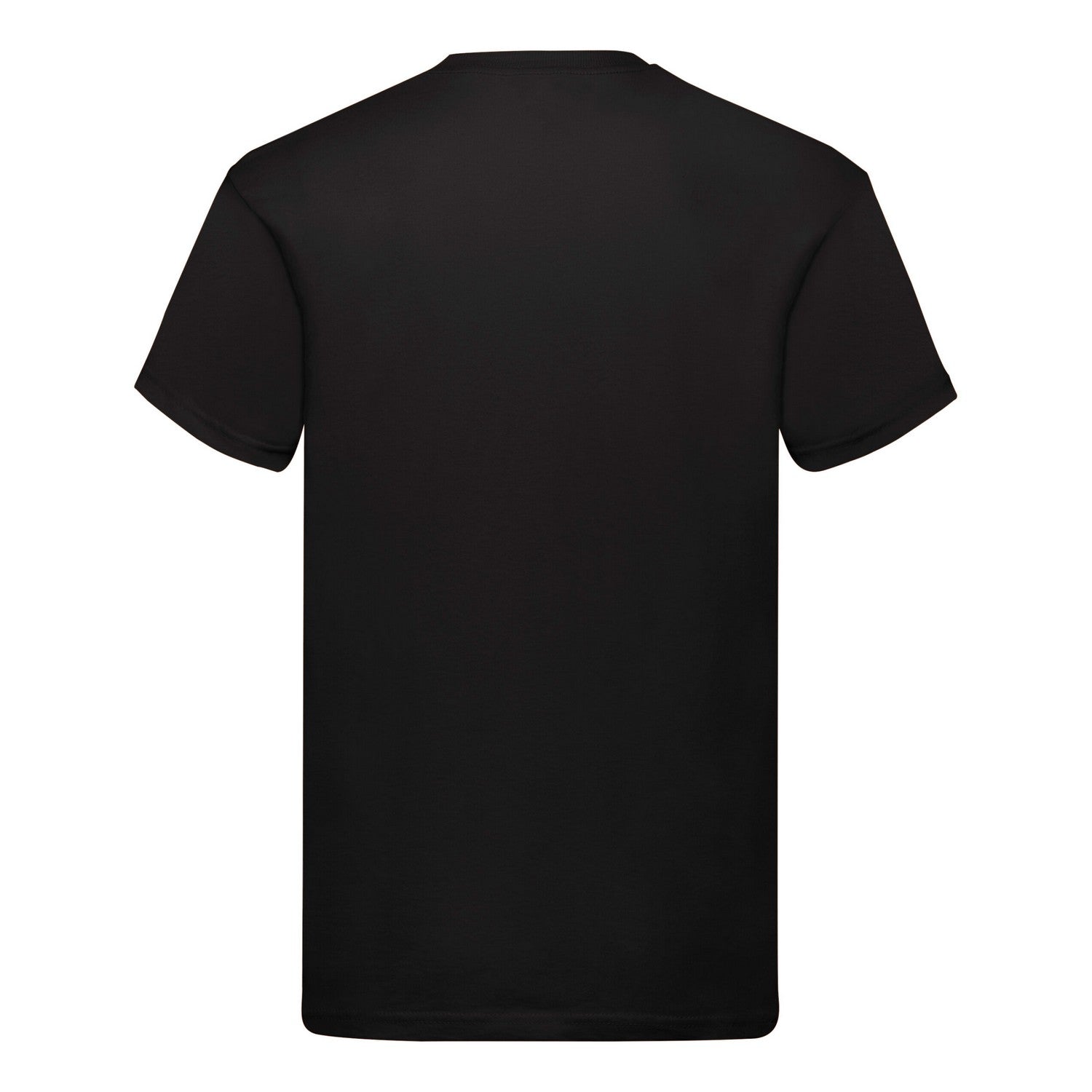 Black - Back - Fruit of the Loom Unisex Adult Original Cotton T-Shirt
