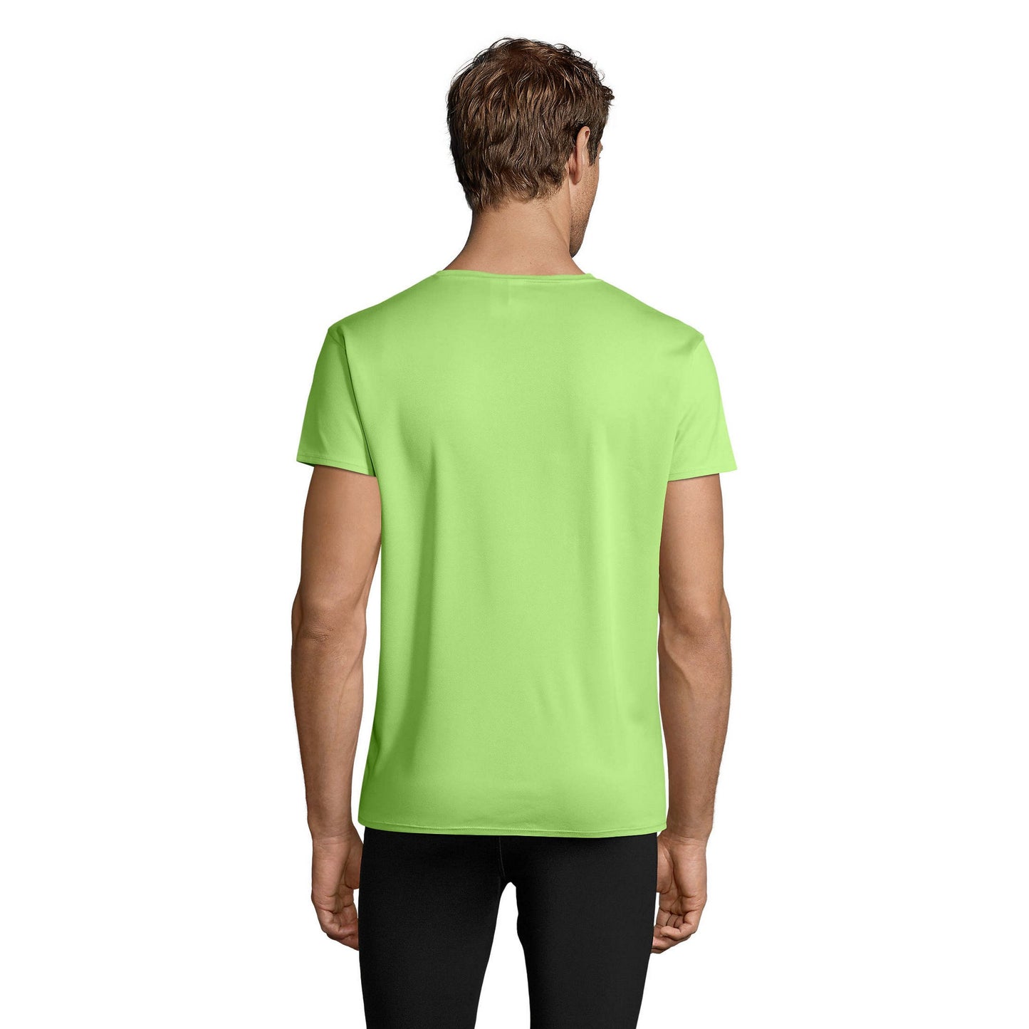 Apple Green - Back - SOLS Unisex Adult Sprint T-Shirt